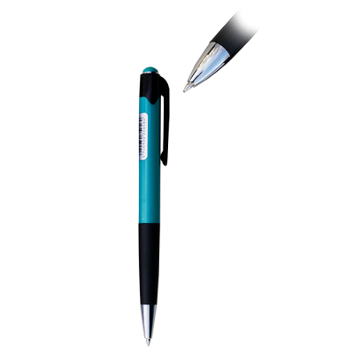 Pix cu mecanism de 0.7 MM si grip de cauciuc, Aihao AH-505, cu mina albastra, albastru-negru